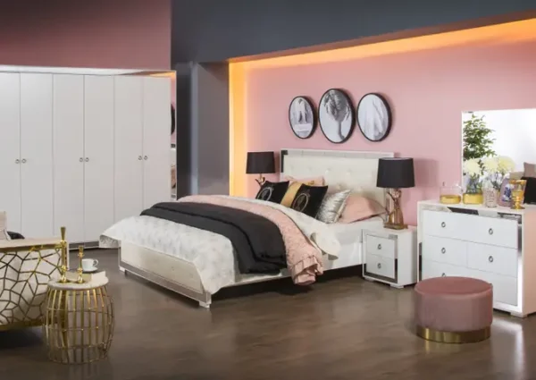 GALLIDEN BEDROOM SET KING SIZE (193*203 CM)